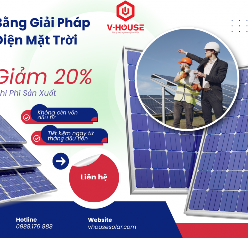 giải pháp điện mặt trời Vhouse